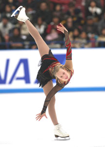 今月の表紙：フィギュアスケート女子シングル　アリーナ・マルチノワ（ロシア）