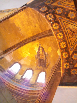 アヤソフィアの聖母子像