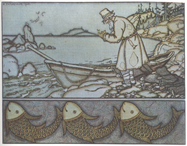 金のさかな（漁師と魚の話）