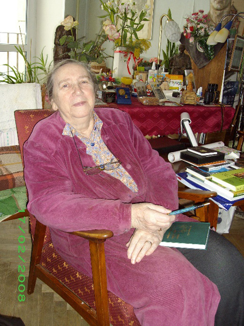 在りし日のムラヴィンスカヤ女史（当時80歳）