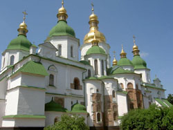 現在のキエフの聖ソフィア大聖堂