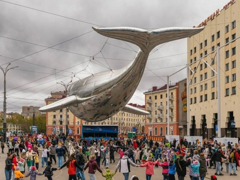 6月1日に開催される祭りの様子